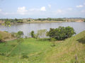 Paisaje del río visto desde colina en la finca Los Moros 27.1.2007 LMOM