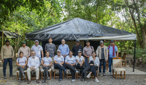 Participantes del taller; varios docentes ausentes ya habían regresado. Foto: K. Vides 11.03.26